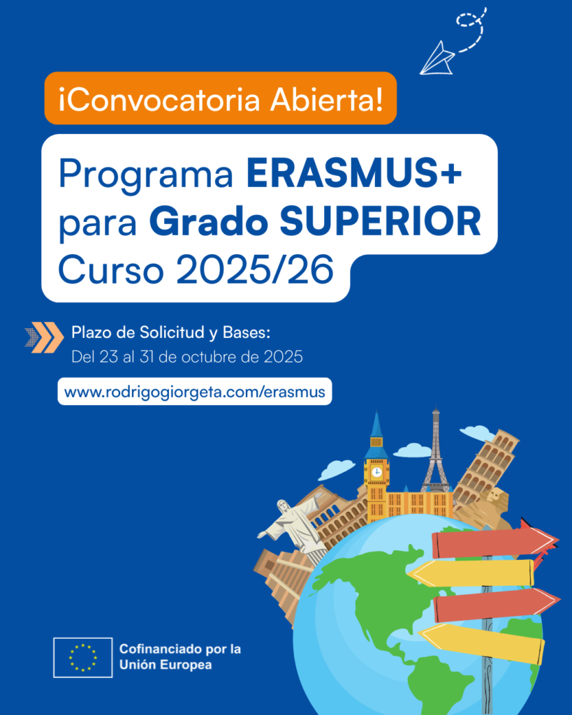 Convocatoria Erasmus+ Curso 2025/26